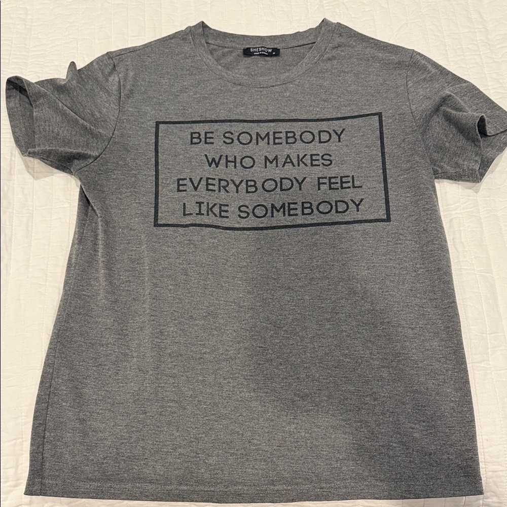 U.S. Polo Assn. Charcoal Motivational Tee